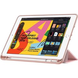 SaharaCase - Folio Case for Apple iPad 10.2" (8th Gen 2020) and (9th Gen 2021) - Pink - Front_Zoom