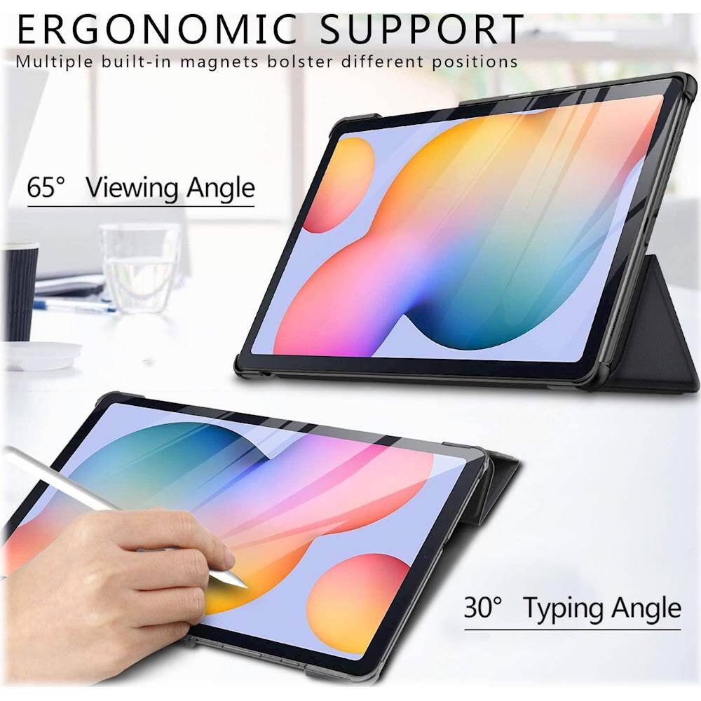 Alt View 15. SaharaCase - Folio Case for Samsung Galaxy Tab S6 Lite (2020-2024) - Black.