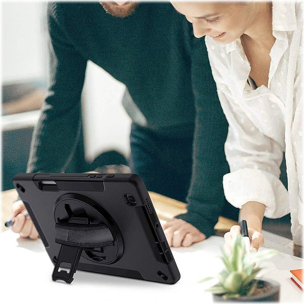 Alt View 21. SaharaCase - Rugged Protection Case for Samsung Galaxy Tab S6 Lite (2020-2024) - Black.