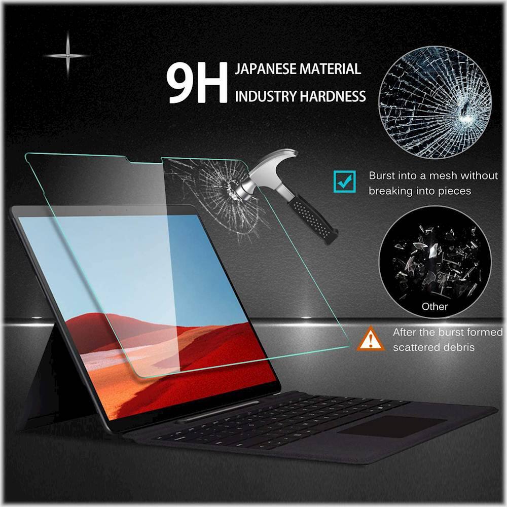 SaharaCase Tempered Glass Screen Protector for Microsoft Surface Pro X