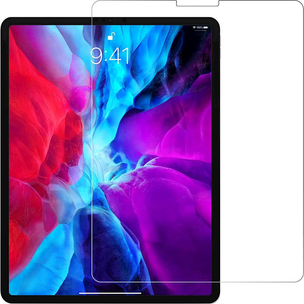 For iPad Pro 11" 2018 Tempered Glass Screen Protector Supports Face ID 2 Pack 