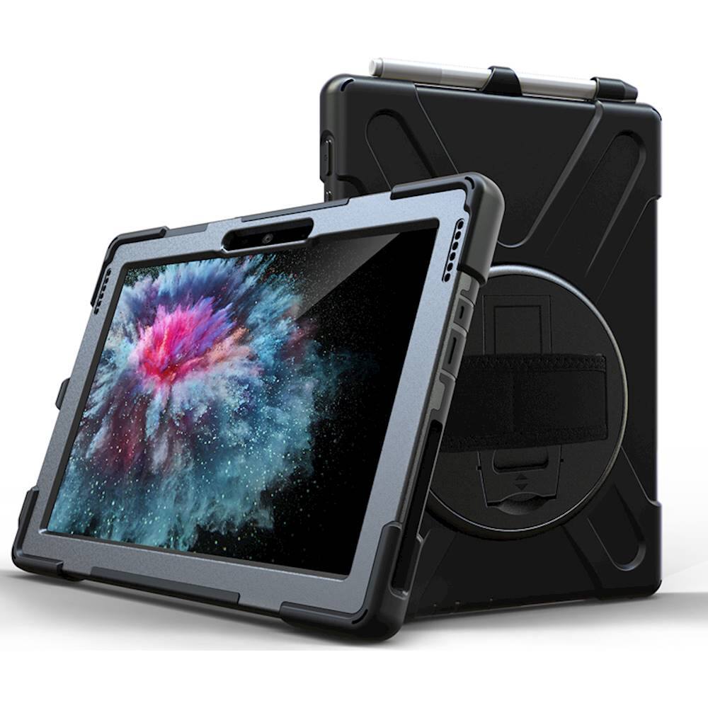 Alt View 12. SaharaCase - Protection Case for Microsoft Surface Pro 6 and 7 and Surface Pro 7+ - Black.