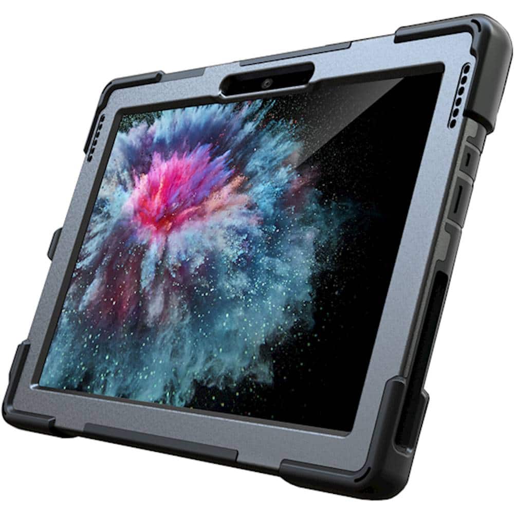 SaharaCase - Protection Case for Microsoft Surface Pro 6 and 7 and Surface Pro 7+ - Black - Left_Zoom