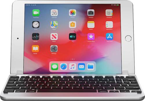 Brydge - Wireless Keyboard for Apple® iPad® mini (5th Gen 2019) - Silver