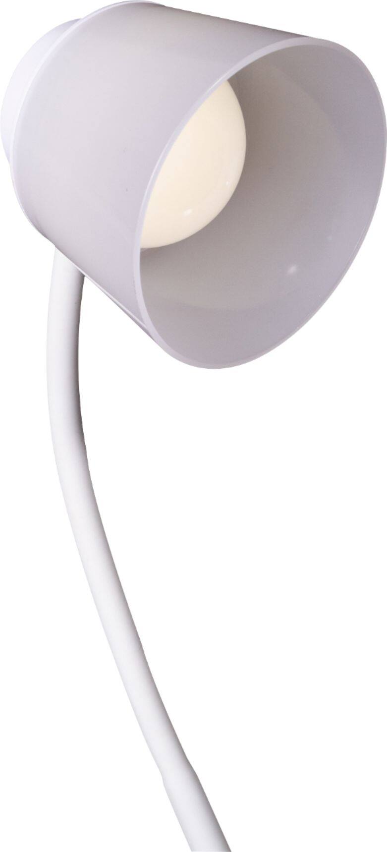 Angle. OttLite - Clarify LED Desk Lamp with 4 Brightness Settings and Adjustable Neck - White.