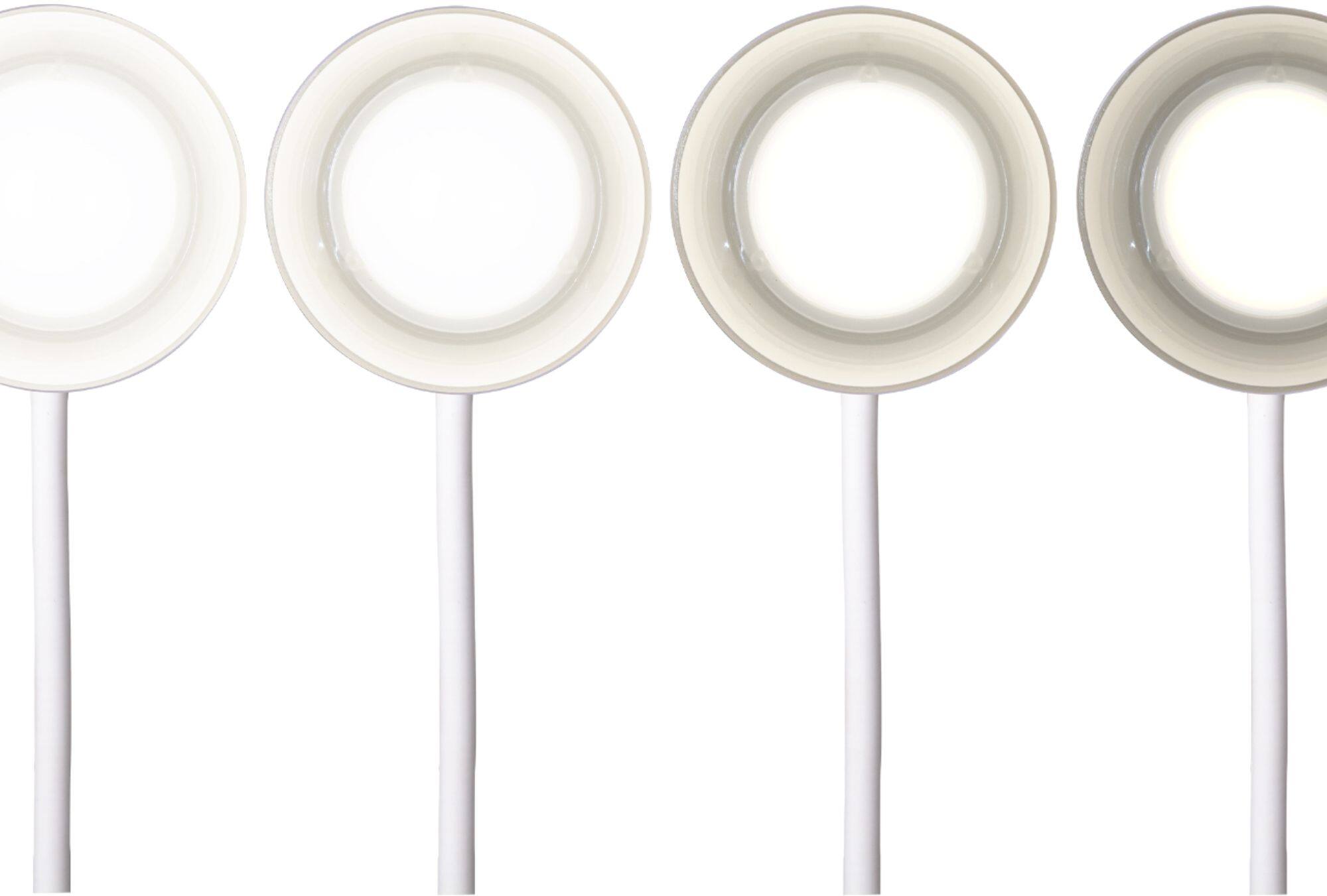 Alt View 13. OttLite - Clarify LED Desk Lamp with 4 Brightness Settings and Adjustable Neck - White.