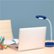 Alt View Zoom 18. OttLite - Study LED Desk Lamp with 3 Brightness Settings, Flexible Neck and Clear Sun Technology - Blue and White.