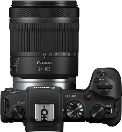 Canon - EOS RP Mirrorless Camera with RF 24-105mm f/4-7.1 IS STM Lens - Black