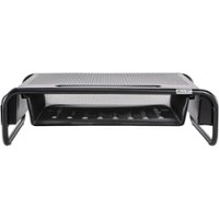Allsop - Monitor Stand - Black - Front_Zoom