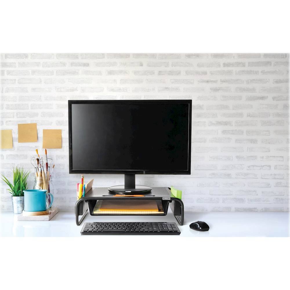 Alt View 13. Allsop - Monitor Stand - Black.