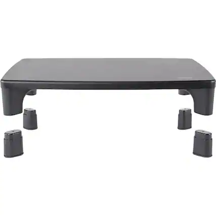 Front. Allsop - Monitor Stand - Black.