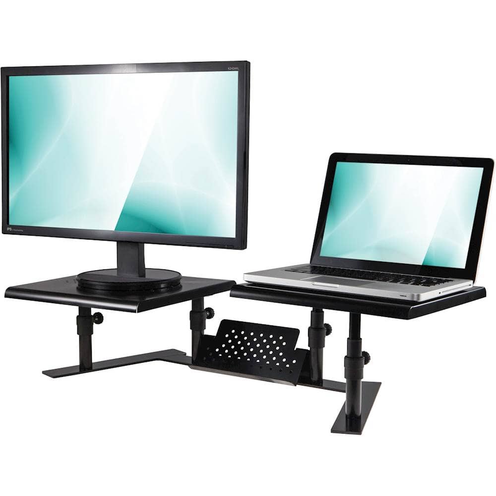 Alt View 17. Allsop - Monitor Stand - Black.