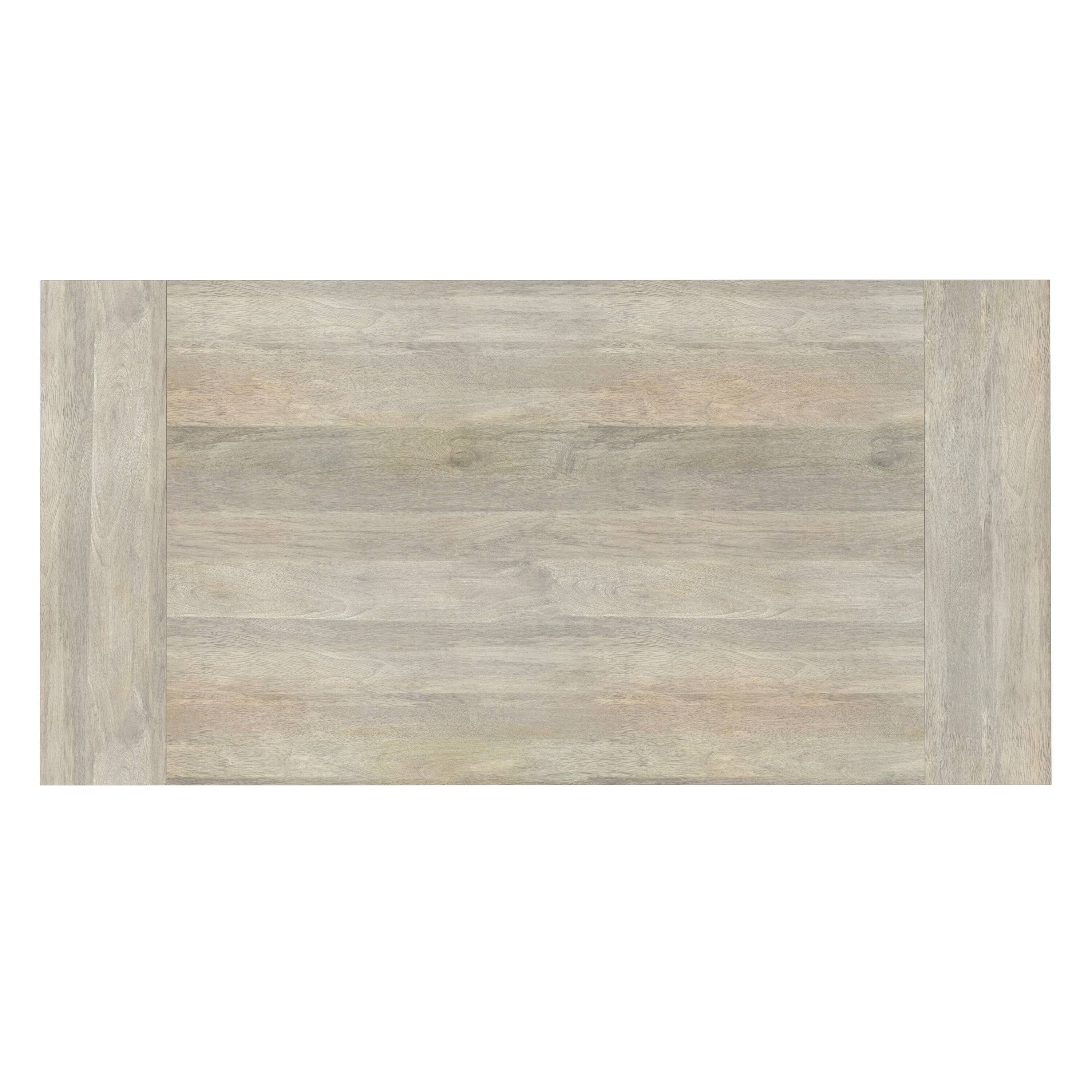 Alt View 2. Simpli Home - Whitley 72 inch Wide Solid Mango Farmhouse Dining Table - White Wash.