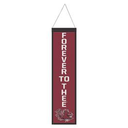 WinCraft - South Carolina Gamecocks 8" x 32" Slogan Wool Banner - Multicolor