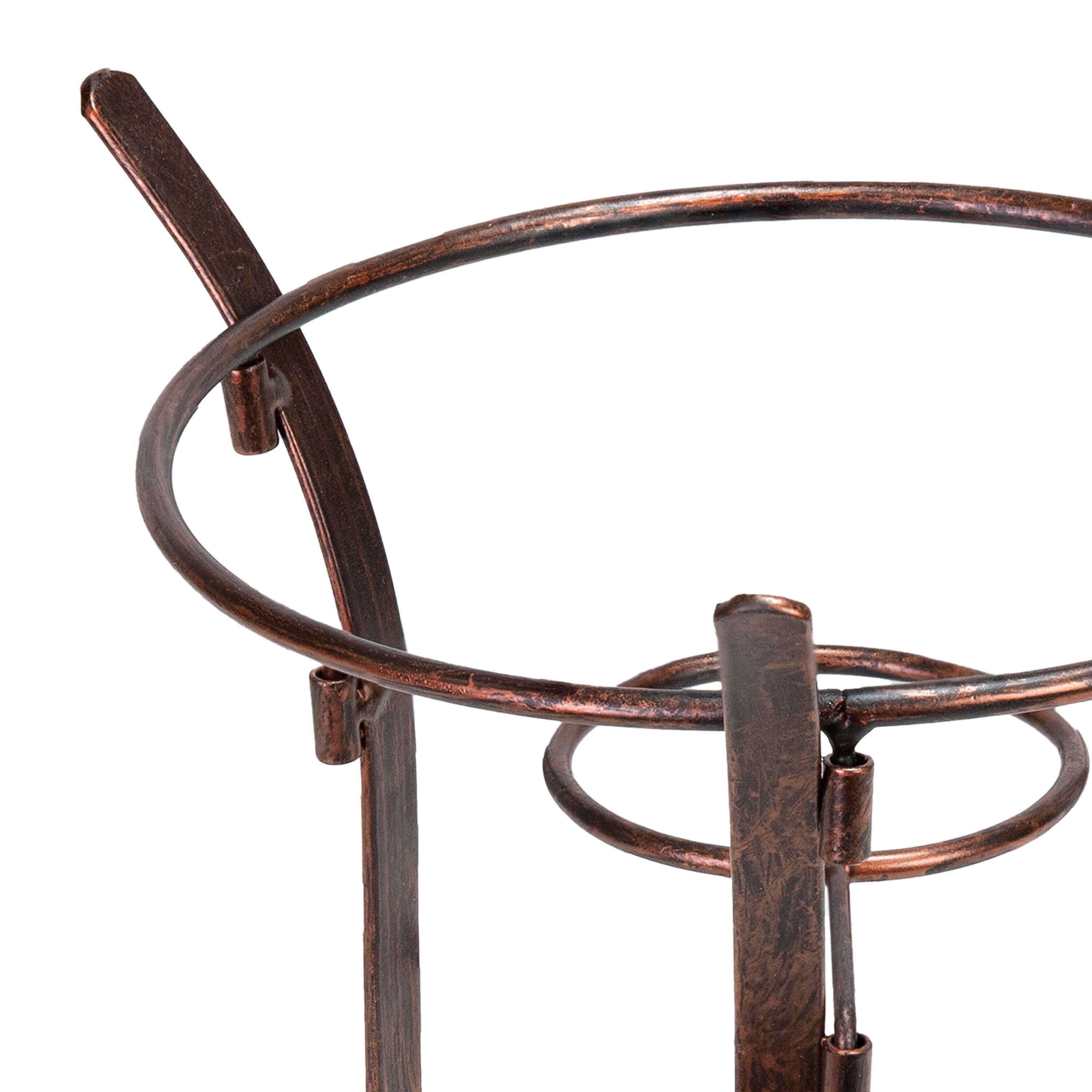 Alt View 8. Sunnydaze - Traditional Style Steel Outdoor Gazing Globe Stand - Bronze.