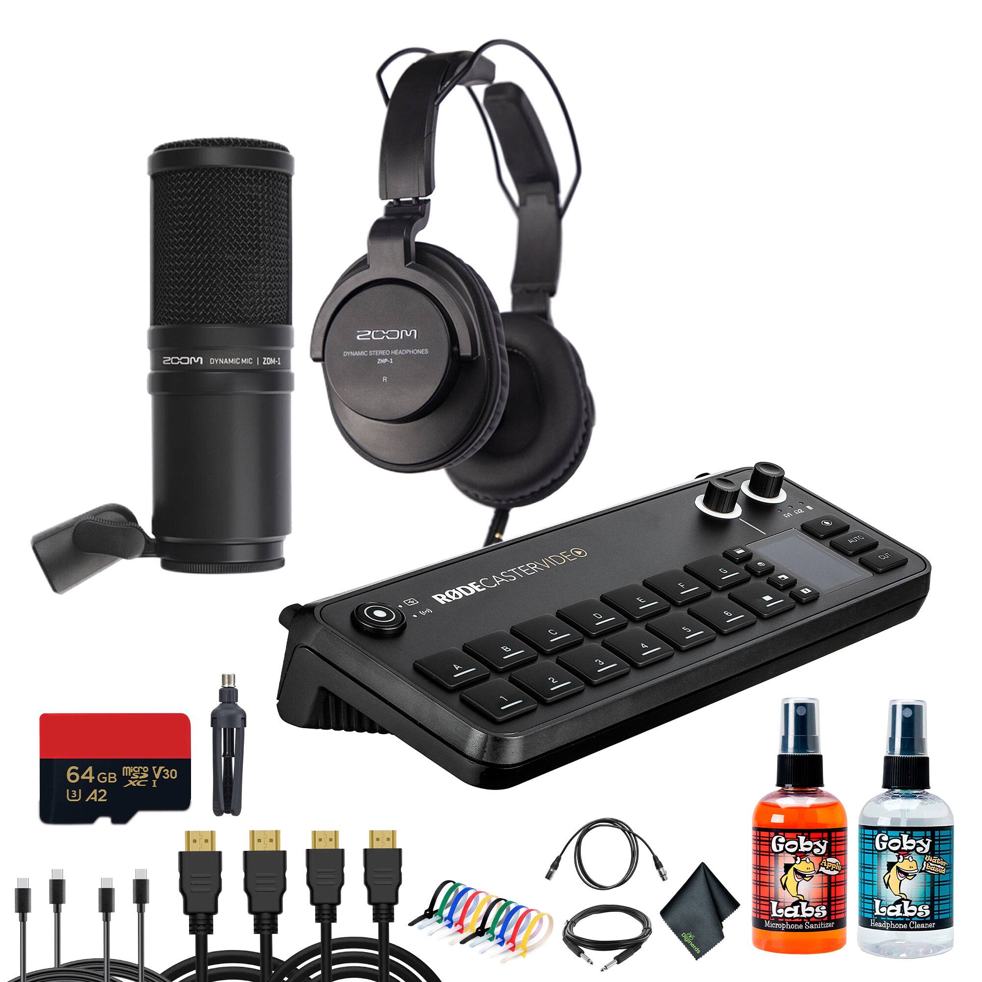 RODE - RODECaster Video All-in-One Production Console + Studio Headphones + Microphone + More price history on PriceWatchPro