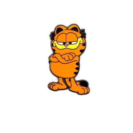 Front. SalesOne LLC - The Garfield Movie Garfield Enamel Pin | Toynk Exclusive - Orange.