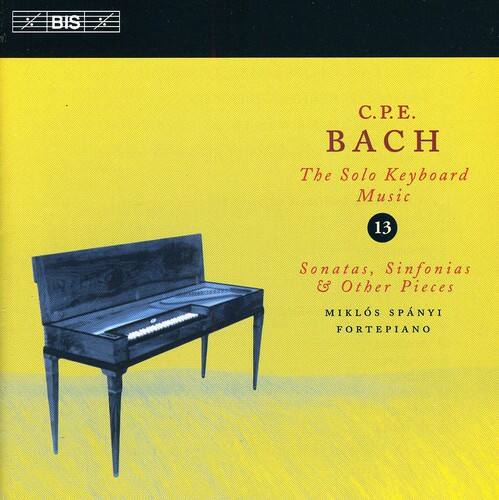 C.P.E. BACH  
The Solo Keyboard Music  
13  
Sonatas, Sinfonias & Other Pieces  
MIKLÓS SPÁNYI  
FORTEPIANO
