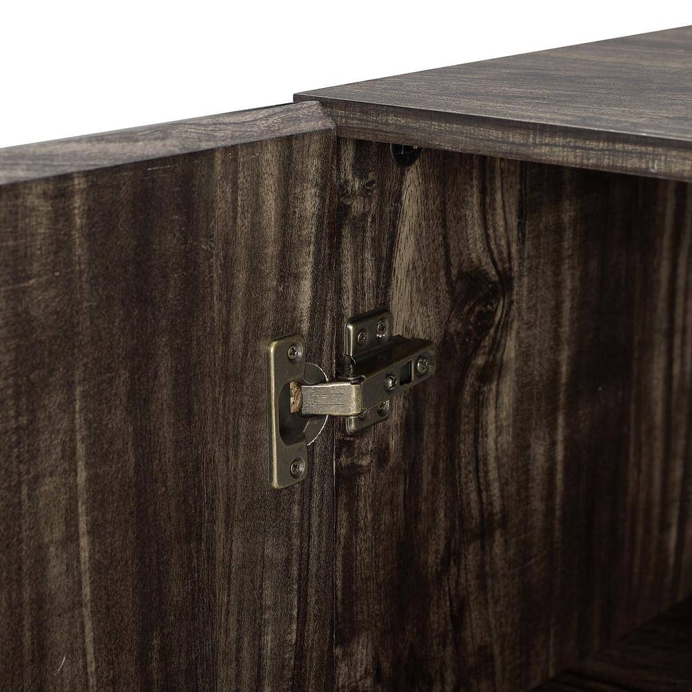 Alt View 10. Crosley Furniture - Jacobsen Bar Cabinet - Brown Ash.