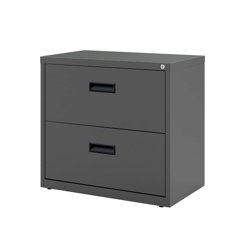 Alt View 3. Hirsh - Hirsh 30 inch Wide 2 Drawer Lateral File Cabinet for Home or Office, Charcoal.