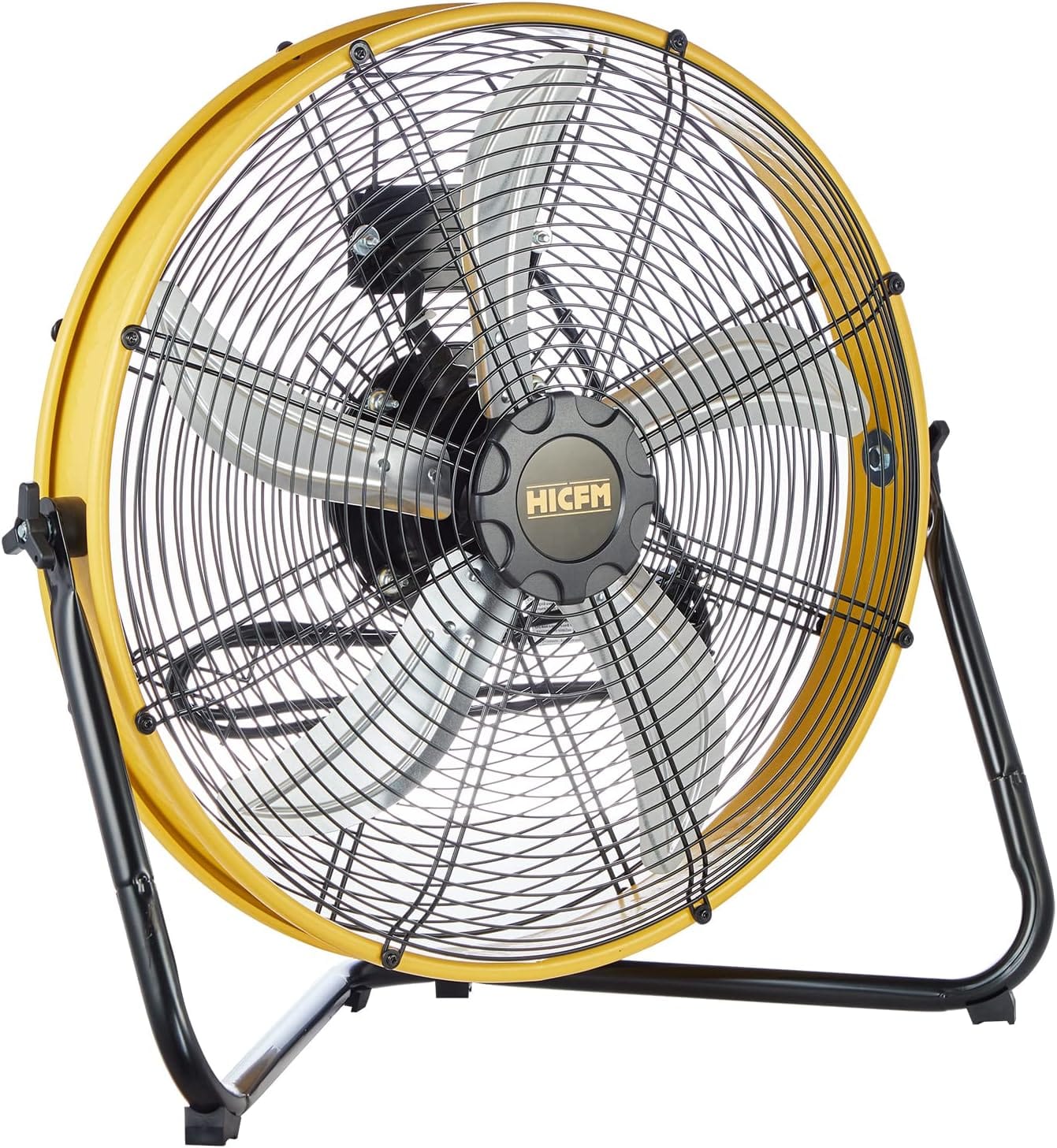 Akoasm - 20" Heavy Duty Shroud Fan Floor Fan 6300 CFM, IP44 Enclosed Motor, Industrial Air Circulator for Workshop Garage