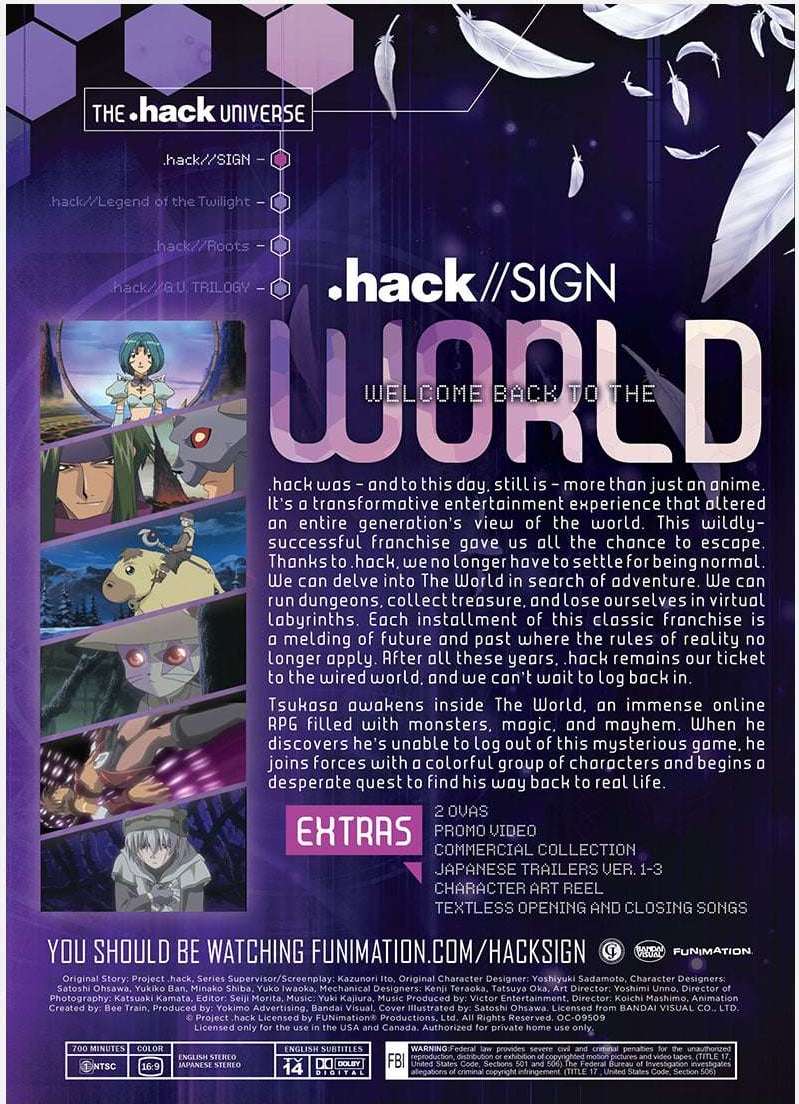 Alt View 1. .Hack /  / Sign: Complete Series   - DVD.