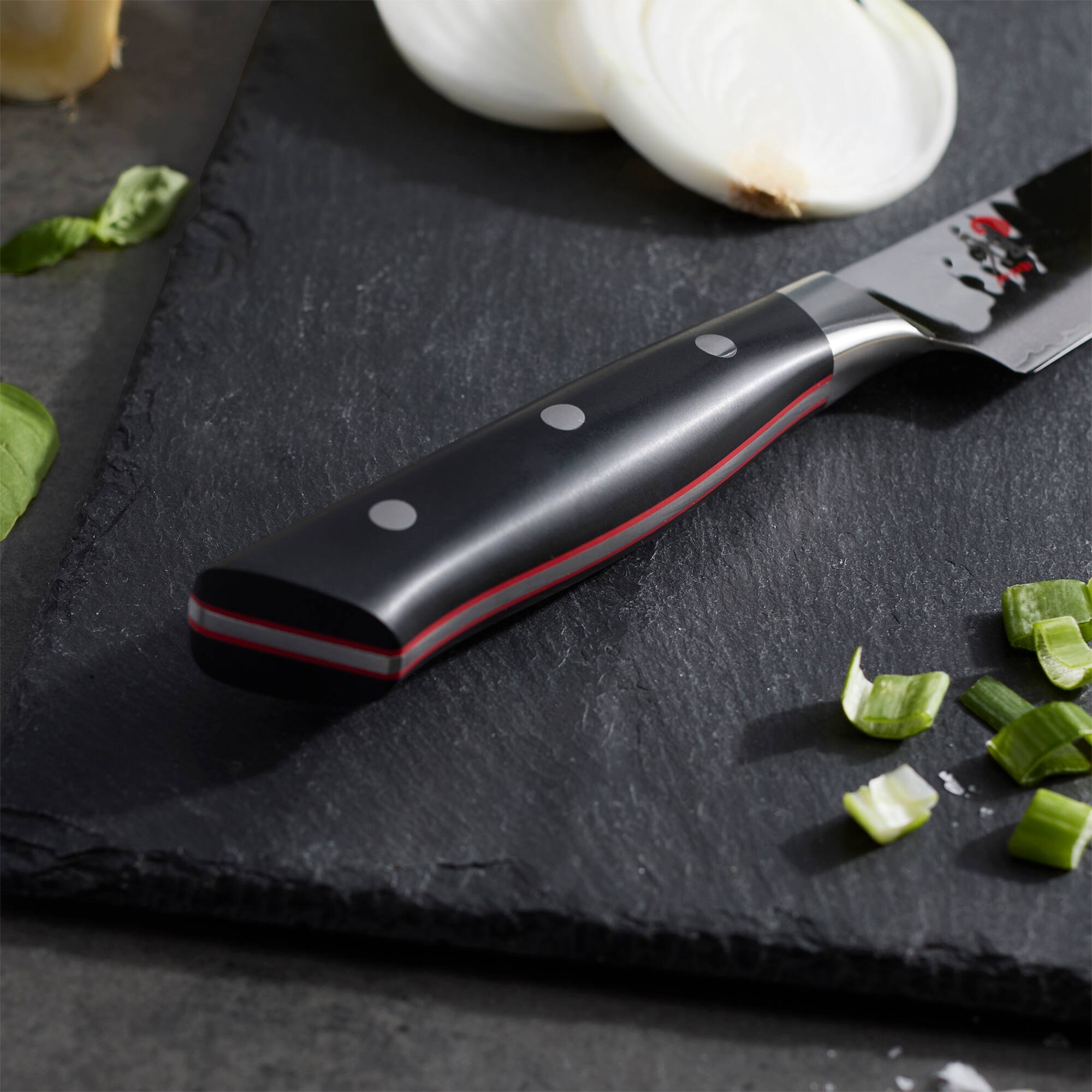 Alt View 3. Miyabi - Miyabi Hisho 9.5-inch Slicing Knife - Black.