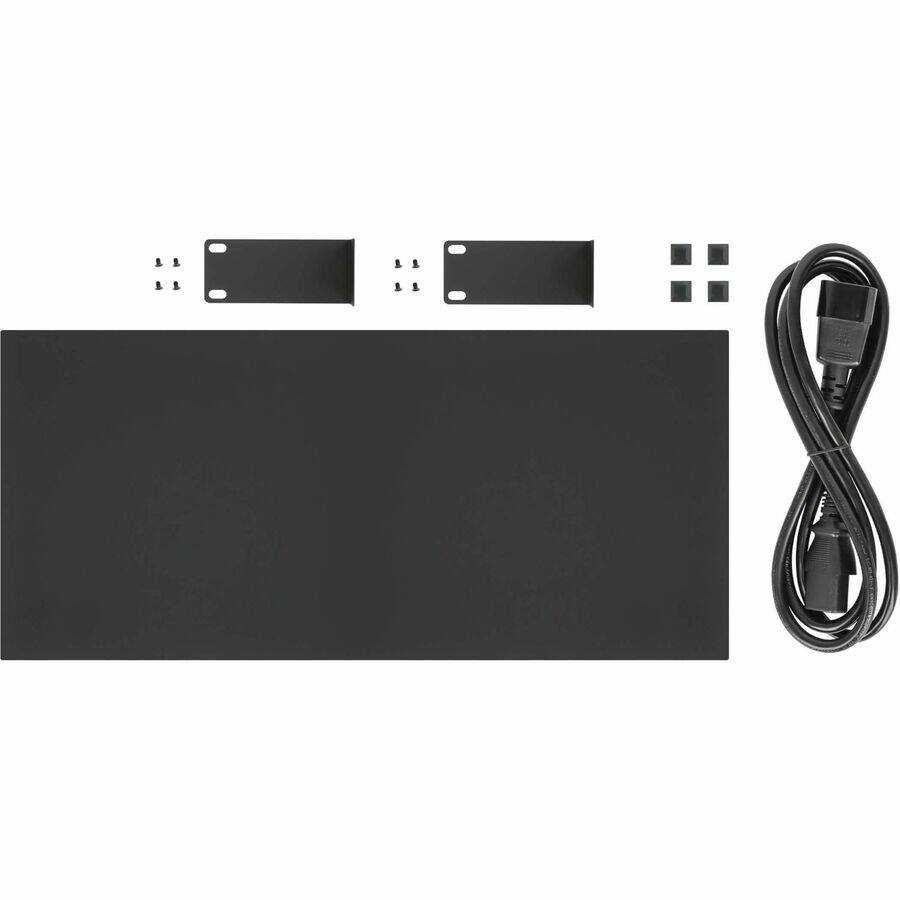 Alt View 4. Tripp Lite - Eaton Tripp Lite Series 16-Port 10/100/1000 Mbps Desktop Gigabit Ethernet Unmanaged Switch, Metal Enclosure - 16 Ports - Black.