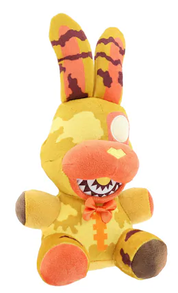 Front. Funko - Five Nights at Freddys Dreadbear 6 Inch Funko Plush | Jack-O-Bonnie - Orange.
