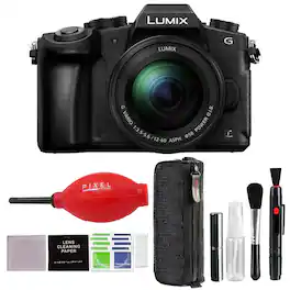 Lumix G85 Mirrorless Camera w/ 12-60mm Lens & Advance Accessories & Travel Bundle | Panasonic Lumix DMC-G85MK