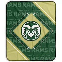 Pegasus - Colorado State Rams 50" x 60" Diamond Logo Fleece Blanket - Multicolor