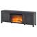 Alt View Zoom 14. Camden&Wells - Chabot Log Fireplace TV Stand for Most TVs up to 75" - Charcoal Gray.