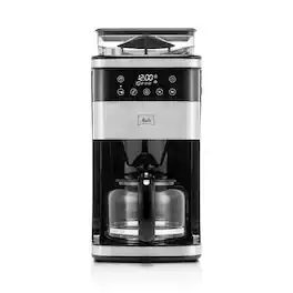 Melitta - Aroma Fresh Plus 10-Cup Coffee Maker with Coffee Grinder - Black