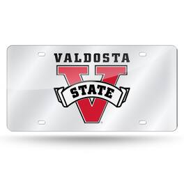 Rico Industries - Valdosta State Blazers Mirrored Laser Cut License Plate Laser Tag - Multi