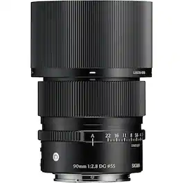 Sigma - 90mm f/2.8 DG Contemporary Lens for Sony E, Black