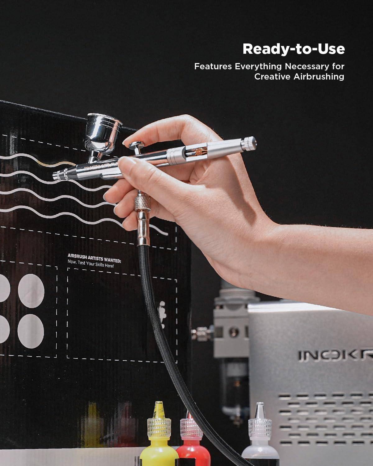 Ready-to-Use  
Features Everything Necessary for Creative Airbrushing  

AIRBRUSH ARTISTS WANTED:  
Now, Test Your Skills Here!  

INCDIKR