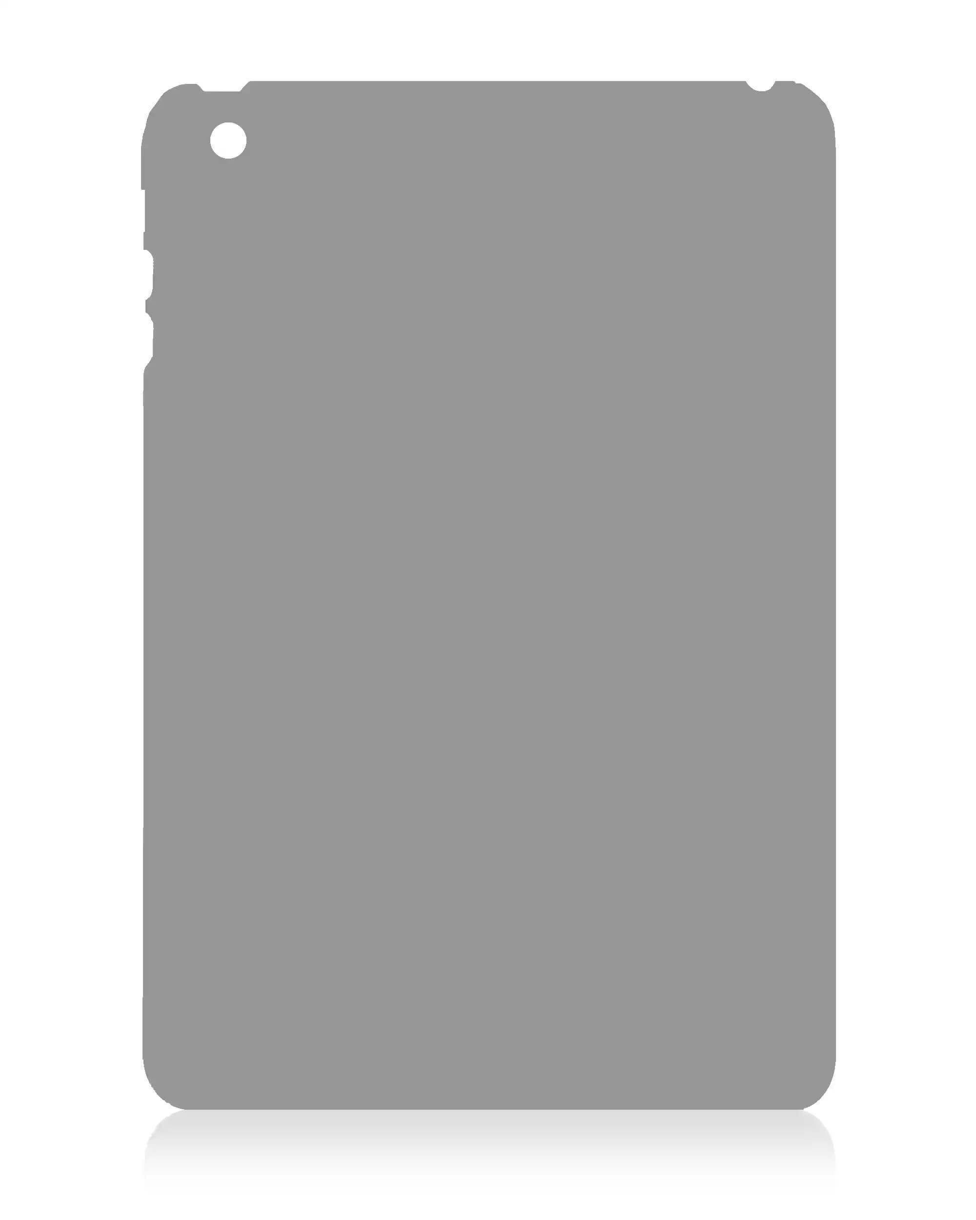 Front. 3M - Bottom Skin Compatible For iPad Air 2 (WiFi Only) - Gray - Gray.