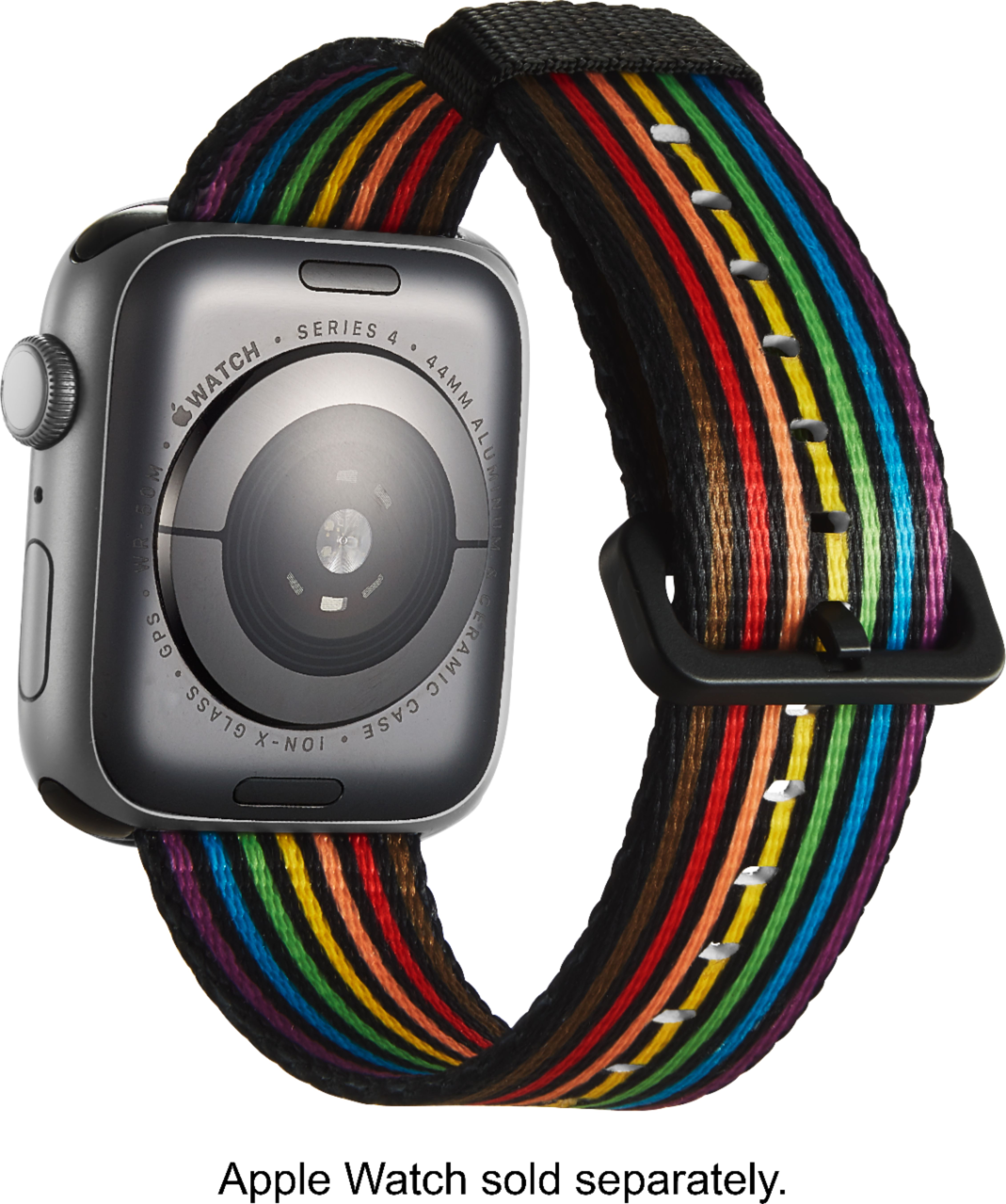 Lane And Lucia Mod Rainbow 38mm/40mm Black Apple Watch Band
