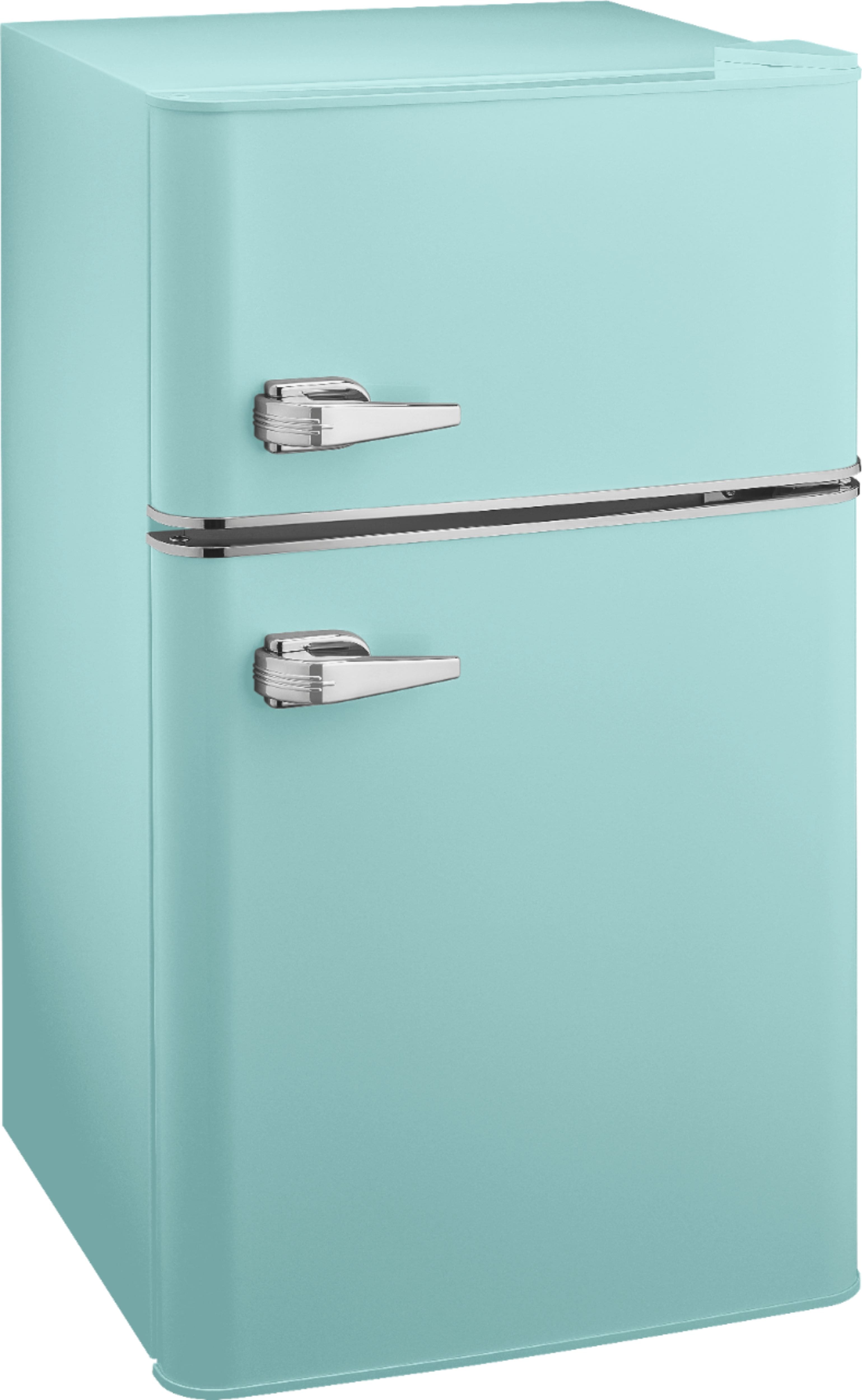 Alt View 17. Insignia™ - Retro 3.1 cu. ft. Mini Fridge with Top Freezer and ENERGY STAR Certification - Mint.