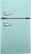 Front. Insignia™ - Retro 3.1 cu. ft. Mini Fridge with Top Freezer and ENERGY STAR Certification - Mint.