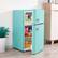 Alt View 16. Insignia™ - Retro 3.1 cu. ft. Mini Fridge with Top Freezer and ENERGY STAR Certification - Mint.