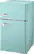 Left. Insignia™ - Retro 3.1 cu. ft. Mini Fridge with Top Freezer and ENERGY STAR Certification - Mint.