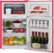 Alt View Zoom 11. Insignia™ - Retro 3.1 cu. ft.  Mini Fridge with Top Freezer and ENERGY STAR Certification - Red.