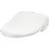 Left. Bio Bidet - Slim Two Electric Bidet Toilet Seat - Round White.