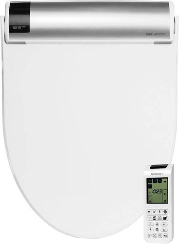 Bio Bidet - Bliss Electric Self-Cleaning Nozzle Elongated Bidet Toilet Seat w/Warm Water - White