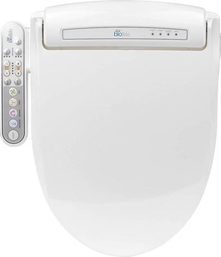 Bio Bidet - Prestige Electric Self-Cleaning Nozzle Elongated Bidet Toilet Seat w/Warm Water - White