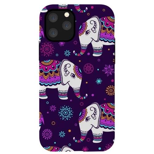 ArtsCase - StrongFit Designers Elephant Mandala XXX Case for Apple® iPhone® 11 Pro - White/Purple