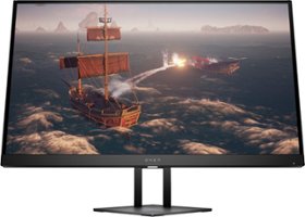 Geek Squad Certified Refurbished OMEN by HP 27" IPS LED QHD FreeSync Monitor - Shadow Black - Front_Zoom
