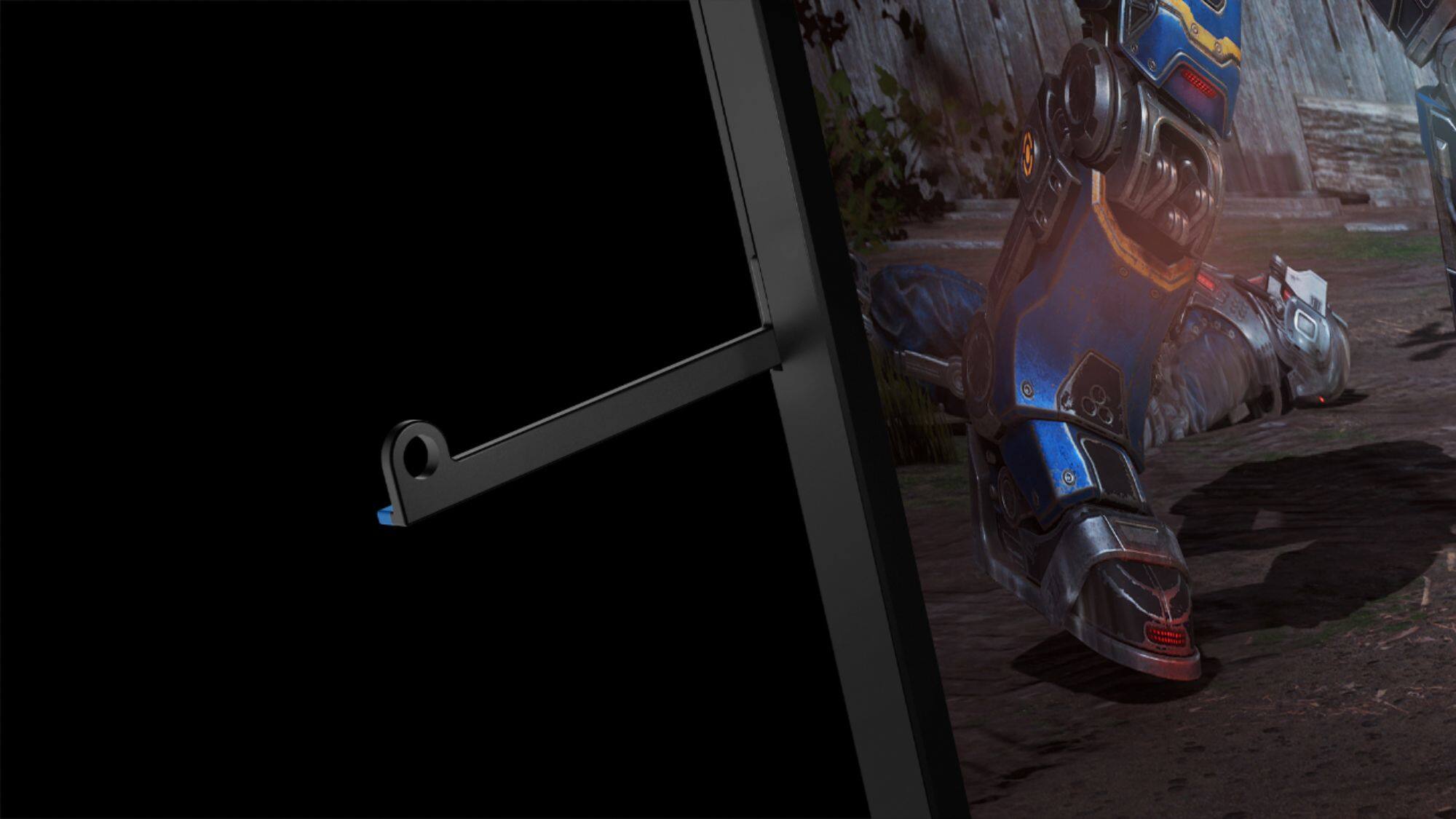 Alt View 15. Lenovo - Geek Squad Certified Refurbished Legion 27" IPS LED QHD Monitor - Raven Black.