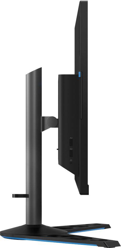 Alt View 1. Lenovo - Geek Squad Certified Refurbished Legion 27" IPS LED QHD Monitor - Raven Black.